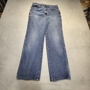 Dickies Jeans Mens 30x29 Blue Straight Leg Distressed Denim